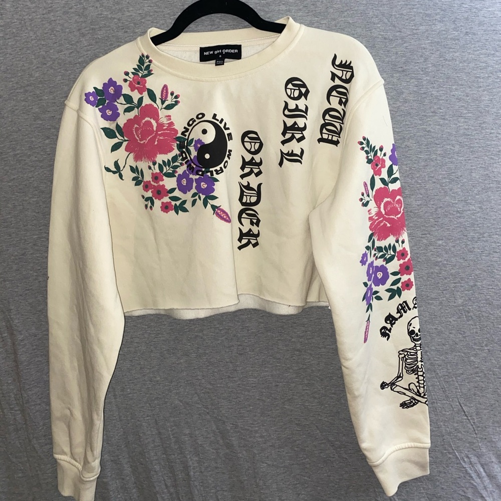 Cropped sweatshirt